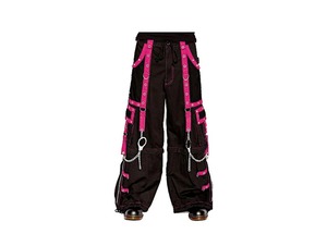 Pantalon Harem Noir Homme avec Bretelles Vertes, Multiples Poches, Fermeture Élastique et Zip, Style Urbain, Mode Estivale, Haute Qualité - Product Image 3