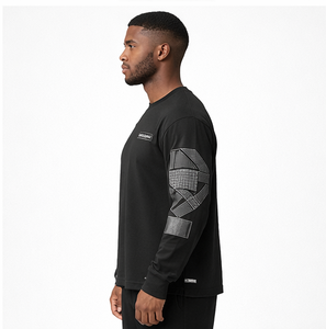 Custom Logo Performance <b>Long</b> Sleeve <b>T</b> <b>Shirt</b> Streetwear Heavyweight 100% Cotton Tee <b>Long</b> Sleeve Tee <b>Shirt</b> 2026 - Product Image 3