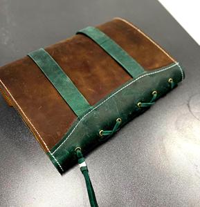Handmade Smell Proof Heavy Duty Casual Vintage Leather Notebook Cover Case <b>A5</b> Refillable Journal Holder LNBC-0115 - Product Image 1