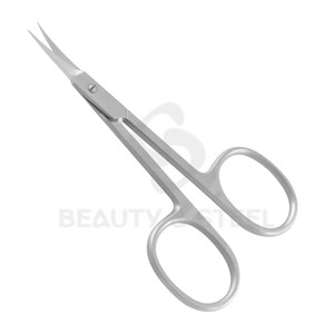 Ciseaux de manucure en acier inoxydable avec lames fines et pointes courbes pour des résultats de qualité professionnelle en salon - Product Image 5