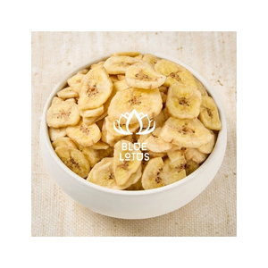 Chips de banane séchées les plus vendues, collation de fruits croustillants pour les rayons de vente au détail et les voyages, emballage pratique, goût croustillant, vente en gros B2B - Product Image 1