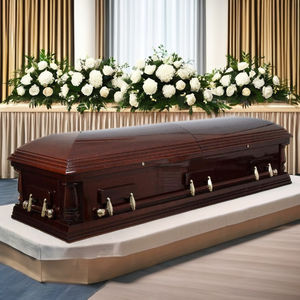 Serenity, alta calidad, estilo norteamericano, madera maciza, acabado de alto brillo, garantía de 3 años, urnas funerarias, ataúdes, venta al por mayor - Product Image 2