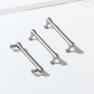 Tirador Redondo de Aleación de Zinc Clásico Moderno Directo de Fábrica, Materiales de Ferretería para Gabinetes, Tirador Ranurado para Muebles de Cocina y Baño - Product Image 2