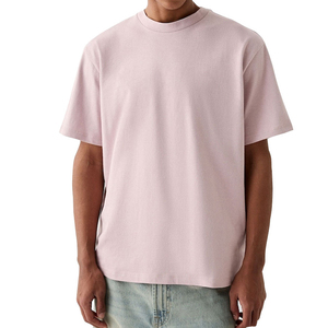 เสื้อยืดลำลองทรงปกติรุ่นใหม่ ผ้าฝ้าย 100% ระบายอากาศได้ดี  โลโก้ถักด้านหน้า ทรงไหล่ตก ดีไซน์เรียบง่าย สำหรับผู้ชาย - Product Image 4