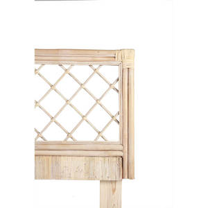 Rattan <b>Headboard</b> for Beds Elegant Natural Fiber Bedding Accessory - Product Image 2