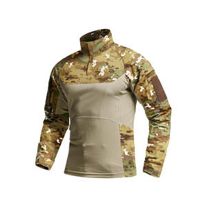 Camisetas de manga larga con camuflaje para hombre, camisetas de paintball, productos de moda - Estilo urbano para hombre - Product Image 3