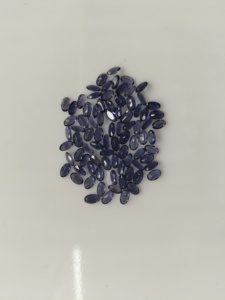 Iolite naturelle 5x3MM, coupe ovale, meilleure qualité, pierre précieuse en vrac avec effets pleochroïques pour la fabrication de bijoux - Product Image 6