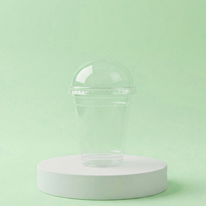 Wholesale High Transparent <b>Plastic</b> 16oz 20oz 24oz Disposable 95mm PP PET <b>Cup</b> With Lid - Product Image 1