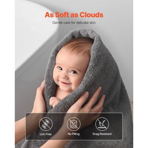 Juego de 6 Toallas de Baño de 600 GSM 100% Algodón, Altamente Absorbentes, 2 Toallas de Baño, 2 Toallas de Mano, 2 Toallitas para Baño - Product Image 5