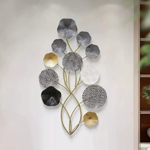 Handmade Creative Metal <b>Wall</b> Hanging <b>Leaves</b> Modern <b>Wall</b> Art with Customizable Color Home <b>Decoration</b> - Product Image 5