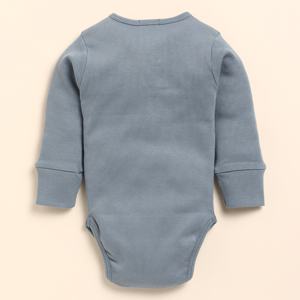 Combinaisons à manches longues en bambou élasthanne biologique de qualité supérieure pour sous-vêtements Aqua bébé - Product Image 2