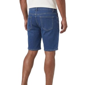 Pantalones Cortos de Mezclilla para Hombre, Estilo Casual, Corte Recto, Cintura Media, Tejido de Algodón Transpirable, Lavado Oscuro, Verano, OEM - Product Image 5
