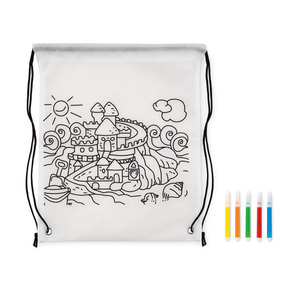 Sac à jouets dessin non tissé - Product Image 2