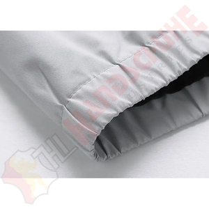 Chaquetas Softshell con Capucha y Cierre para Hombre, Color Gris Claro, Cortavientos, Ligeras, Impermeables, Deportivas, para Correr, Senderismo, Casuales y Elegantes - Product Image 4