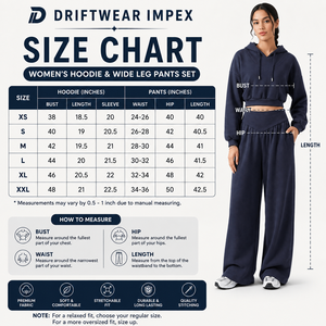 Women's Breathable Short Cropped Hoodie Wide Leg Sweatpants Set Cotton Fleece Oversized Two Piece Tracksuit Casual Loungewear - Product Image 5