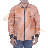 Veste en cuir légère décontractée de haute qualité avec logo personnalisé, fermeture éclair, col rabattable, veste en cuir d'hiver chaude