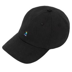 Gorra de Béisbol Negra de 6 Paneles con Logotipo Bordado en la Parte Delantera, Unisex, Estilo Casual, Talla Adulto, Transpirable, para Primavera/Verano - Product Image 1