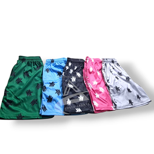 Pantalones cortos transpirables de malla para hombre, pantalones cortos de cintura media para correr, pantalones cortos de gimnasio, bolsillos tejidos - Product Image 6