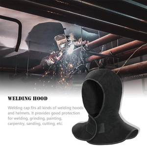 Welding Hood Flame Retardant Protective Welding <b>Cap</b> With Neck Shoulder Drape Welding Accessories Head Protection for Unisex - Product Image 3
