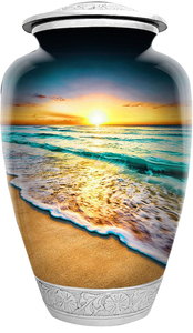 Urna Funeraria para Adultos, Diseño Moderno Americano, Hecha a Mano, Hermosa Urna Conmemorativa para Entierro - Product Image 3