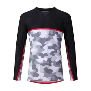 เสื้อปั่นจักรยานเสือภูเขาสำหรับเด็กผู้ชาย ไซส์ใหญ่ แขนยาว ระบายอากาศ แห้งเร็ว เหมาะสำหรับมอเตอร์ครอสและกีฬาอื่นๆ - Product Image 1