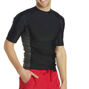 <b>Men</b> <b>Compression</b> <b>Shirt</b> Muscle Fit Athletic Sportswear Top with Moisture Wicking Quick Dry Fabric Comfortable Stretch Design - Product Image 1