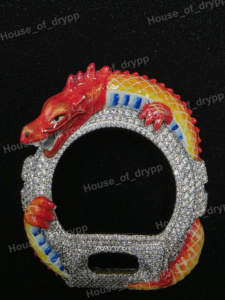 Bisel para Reloj Red Dragon con Diamante Moissanite VVS, Serie 6900, Actualización - Product Image 1