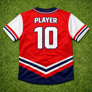 OEM Custom Sublimated <b>Baseball</b> Jersey-Short Sleeve Plus Size Front Breathable Quick Dry Anti-Bacterial All Seasons 100% - Product Image 2