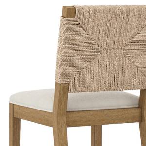 Modern Teak Wood <b>Bar</b> <b>Stool</b> Woven Back Upholstered Seat <b>High</b> <b>Bar</b> Chairs for Home <b>Bar</b> Kitchen Dining Outdoor Use-Durable Penny - Product Image 3
