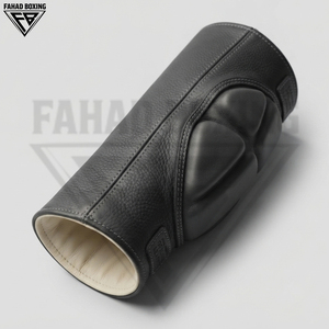 Genouillères durables, neuves, OEM ODM, en cuir véritable, avec absorption des chocs, protection unisexe, toutes saisons, fermeture à scratch - Product Image 3