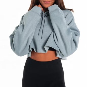 Sudaderas cortas personalizadas para mujer, cosidas a medida, ropa informal personalizada, antiarrugas, transpirables y cómodas. - Product Image 1