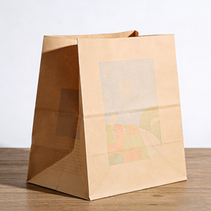 Bolsa para Pan Resistente a la Grasa de Grado Alimenticio con Impresión Digital y Flexográfica, Resistente al Agua y al Aceite, Asa de Cuerda de Algodón, Autoadhesiva - Product Image 2