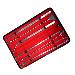 Ensemble d'outils d'aquascaping en acier inoxydable 6 pièces pour l'aménagement aquatique et la taille des plantes vivantes, comprenant des ciseaux et des pinces - Product Image 4