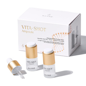 Suero Facial Antienvejecimiento con Alfa Arbutina y Glicerina, Ampolla Líquida Iluminadora y Blanqueadora, Vitamina C Estabilizada para Aclarar la Piel - Product Image 1