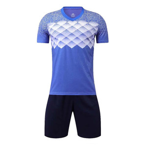 Uniforme de Fútbol Personalizado de Alta Calidad para Adultos, Manga Corta, Impreso, Spandex/Poliéster, Absorbe la Humedad, Protección UV, Venta al Por Mayor - Product Image 1