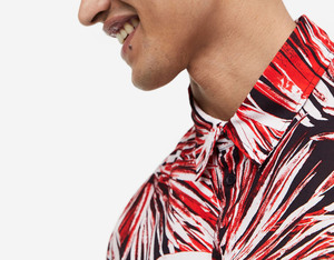 Chemises décontractées pour hommes en coton 100% de haute qualité, confortables pour l'été, à manches courtes, avec poche boutonnée, chemise décontractée - Product Image 5