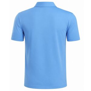 Polo de Golf de Manga Corta Azul Claro para Hombre, Prenda Deportiva Lisa, Ropa Cómoda para Prácticas de Golf al Aire Libre - Product Image 2
