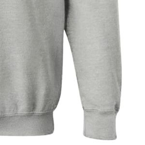 Sudadera Gris con Estampado Gráfico, Cuello Redondo, Manga Larga, Puños Acanalados, Informal, para Mujer, Top de Felpa, Moda Urbana, para Uso Diario - Product Image 3