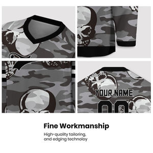 Uniforme de Hockey sobre Hielo Personalizado OEM Unisex, Poliéster de Secado Rápido, Transpirable, Sublimado, Ropa Deportiva de Alto Rendimiento - Product Image 4