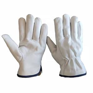 Guantes de Trabajo de Piel de Cabra de Grado A para la Industria de la Construcción, Hechos en Pakistán, Último Modelo - Product Image 4
