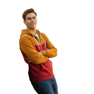 Custom 350GSM Oversized 100% Cotton <b>Pullover</b> Hoodie with Custom Logo OEM Winter <b>Mens</b> Streetwear - Product Image 2