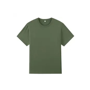 T-shirts vierges 100 % coton épais, blancs unis, personnalisables, pour hommes, coupe oversize, col rond, prix de gros - Product Image 4