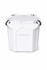 Allwin ARP 220L Insulated Durable Food Grade <b>Plastic</b> PE Ice <b>Box</b> Cooler for Fish & Seafood Storage - Product Image 2