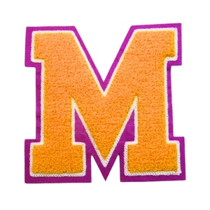 Parches de Letras de Chenilla Personalizados, Insignias Bordadas con Nombre y Logotipo del Alfabeto para Chaquetas Universitarias, Sudaderas y Ropa - Product Image 3