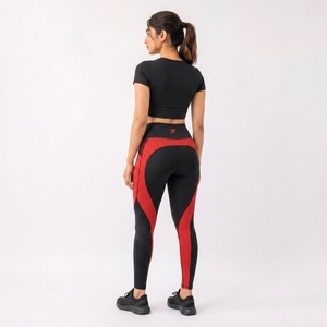Performance women <b>leggings</b> designed with flexible fabric moisture control and comfortable fitting for intense workouts - Product Image 2