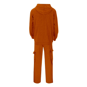 Survêtement de sport en molleton de coton personnalisé pour homme de haute qualité, avec fermeture éclair et poches latérales - Product Image 2