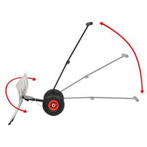 Chasse-neige manuel avec roues 39.4 \ "x 17.3 \" Balai-neige - Product Image 3