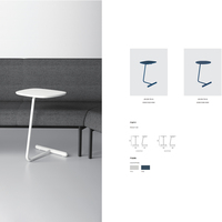 Table basse de salon, mobilier nordique, ensemble de tables basses rondes de luxe modernes