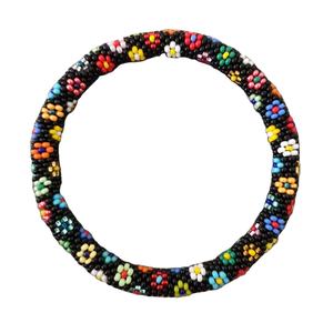 Perles en verre artisanales pour bracelet, jour de l'Indépendance américaine, bijoux faits à la main, plaqué or, fabriqué en Inde - Product Image 1