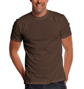 Fabricant sur mesure OEM ODM T-shirt à manches courtes pour homme, col rond, coupe classique, tissu jersey en coton, couleur unie, design simple - Product Image 3